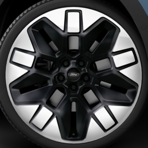 Platišče iz lahke zlitine 5 x 2 kraka, Asphalt Matt in Bright Machined